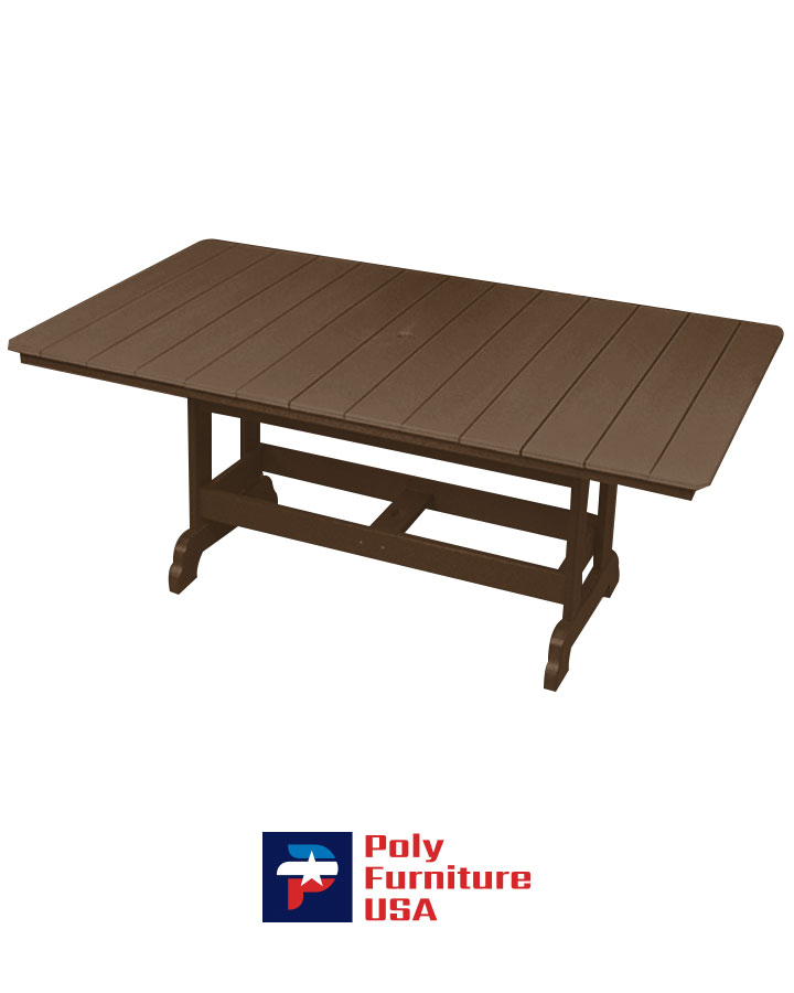 6′ Dining Height Rectangle Table Poly Furniture USA Wholesale